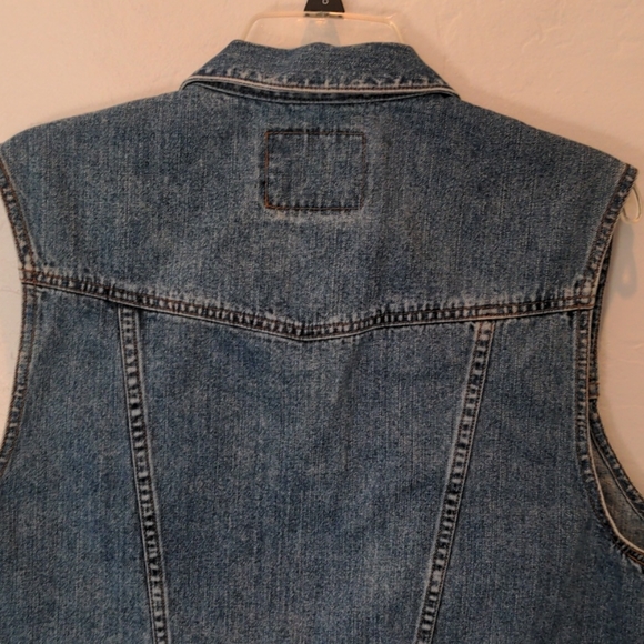 LEVI VINTAGE SILVER TAB DENIM VEST - Picture 6 of 7